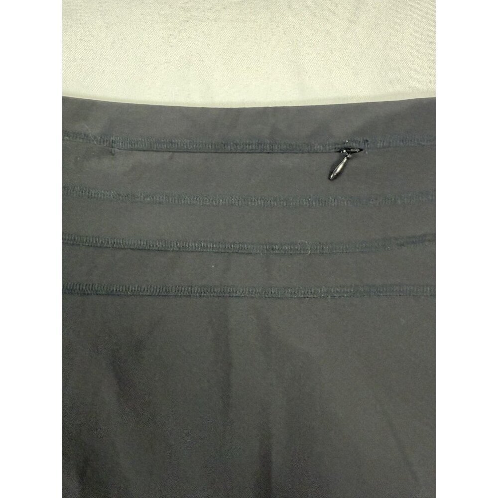 Athleta All Day Skort Jupe Short - Short Solid BlackAthletic Golf Zipper Size 16 - Picture 5 of 10